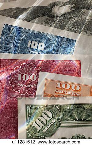 Close up of various stock shares View Large Photo Image Stock Image - Close up of various stock shares. Fotosearch
