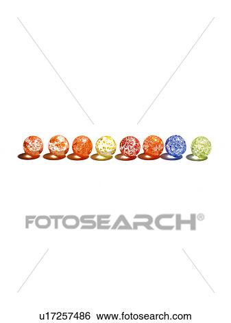 Stock Photograph - Colorful glass balls. Fotosearch