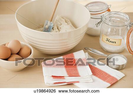 Dough in bowl View Large Photo Image Stock Photograph - Dough in bowl. Fotosearch
