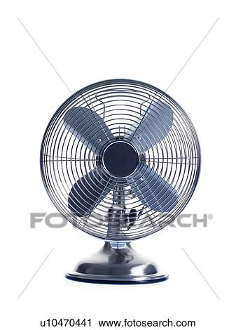 Stock Image - Electric fan on white background. Fotosearch