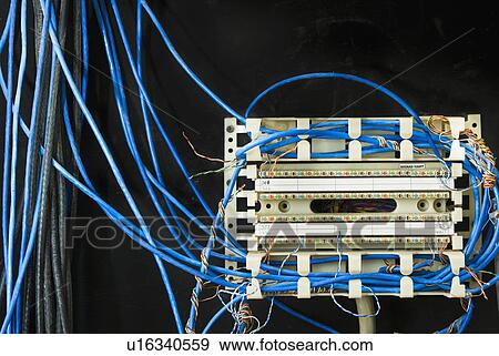 Stock Photo - Electric wires. Fotosearch