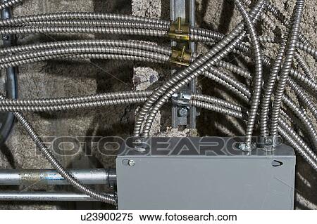 Stock Photography - Electric wires. Fotosearch