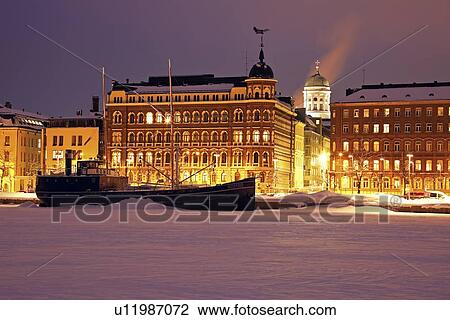 Stock Image - Finland, Helsinki, Lutheran Cathedral. Fotosearch