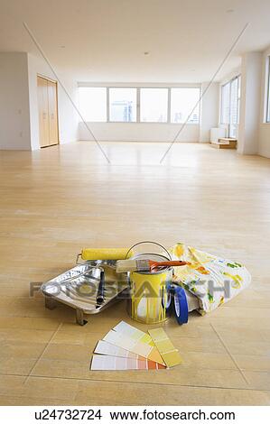 Home improvement equipment in empty apartment View Large Photo Image Picture - Home improvement equipment in empty apartment. Fotosearch
