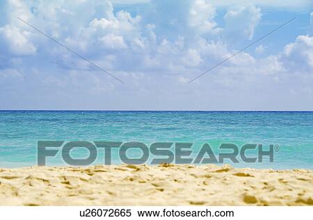 Mexico, Playa Del Carmen, seascape View Large Photo Image Stock Photography - Mexico, Playa Del Carmen, seascape. Fotosearch