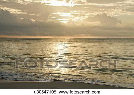 Mexico, Playa Del Carmen, seascape View Large Photo Image Stock Photography - Mexico, Playa Del Carmen, seascape. Fotosearch