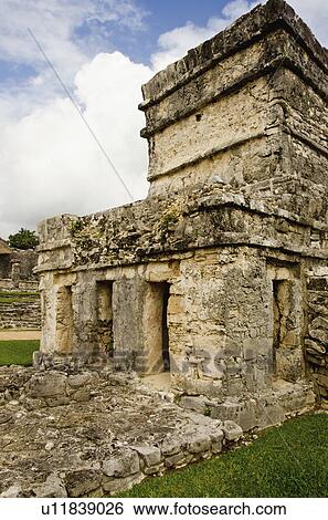 Mexico, Tulum, ancient ruins View Large Photo Image Stock Photograph - Mexico, Tulum, ancient ruins. Fotosearch
