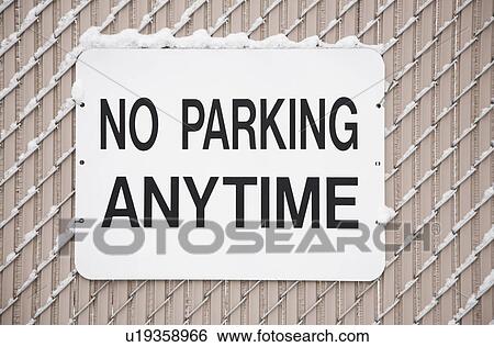 Stock Photograph - No parking sing. Fotosearch