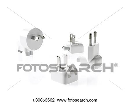 Plugs on white background View Large Photo Image Stock Image - Plugs on white background. Fotosearch
