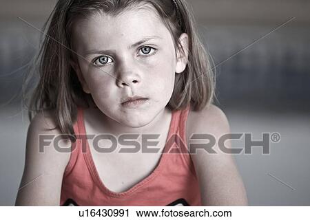 Portrait of girl (6-7) View Large Photo Image Stock Image - Portrait of girl (6-7). Fotosearch