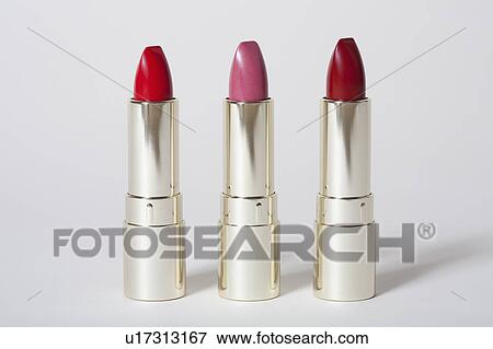 Red and pink lipsticks View Large Photo Image Stock Photo - Red and pink lipsticks. Fotosearch