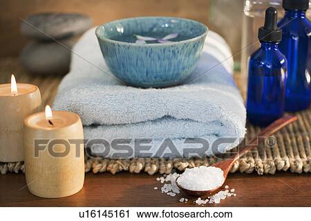 Stock Image - Spa still life. Fotosearch