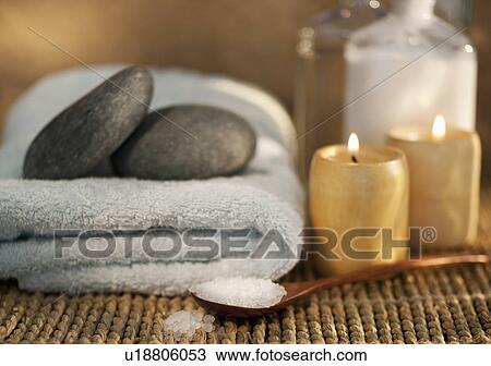 Stock Image - Spa still life. Fotosearch