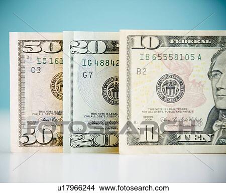 Picture - Studio shot of banknotes. Fotosearch