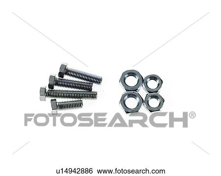 Studio shot of bolts and nuts View Large Photo Image Stock Photograph - Studio shot of bolts and nuts. Fotosearch