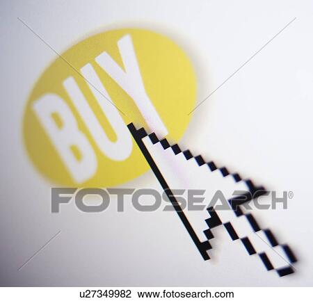 Stock Image - Studio shot of buy icon. Fotosearch