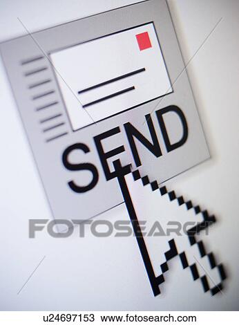 Studio shot of email icon View Large Photo Image Stock Image - Studio shot of email icon. Fotosearch