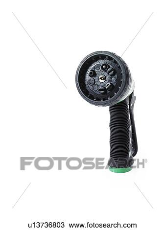 Studio shot of garden hose nozzle View Large Photo Image Stock Image - Studio shot of garden hose nozzle. Fotosearch