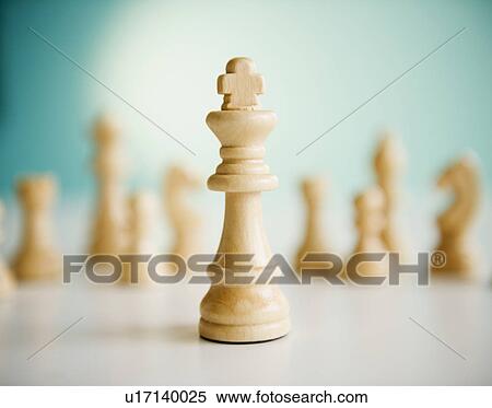 Stock Photography - Studio shot of king chess piece. Fotosearch