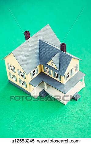Stock Photography - Studio shot of model of house. Fotosearch
