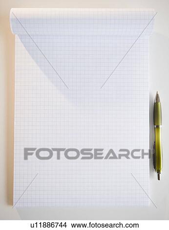 Picture - Studio shot of notepad. Fotosearch