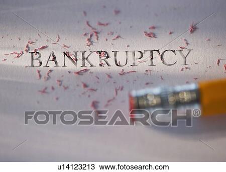 Studio shot of pencil erasing the word bankruptcy from piece of paper View Large Photo Image Stock Image - Studio shot of pencil erasing the word bankruptcy from piece of paper. Fotosearch