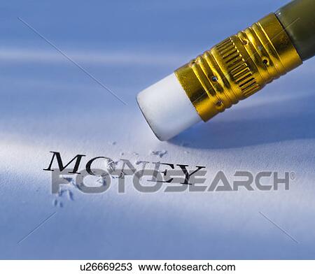 Studio shot of pencil erasing the word money from piece of paper View Large Photo Image Stock Image - Studio shot of pencil erasing the word money from piece of paper. Fotosearch