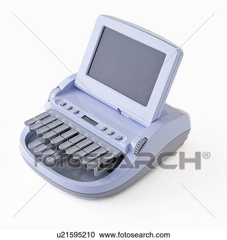 Stock Image - Studio shot of stenograph machine. Fotosearch
