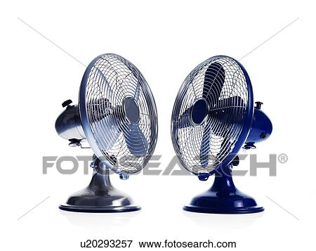 Two electric fans on white background View Large Photo Image Stock Photo - Two electric fans on white background. Fotosearch