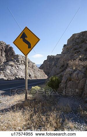 USA, Colorado, Road sign in mountains View Large Photo Image Stock Photography - USA, Colorado, Road sign in mountains. Fotosearch