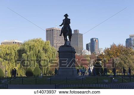 Stock Photo - USA, Massachusetts, Boston, George Washington monument. Fotosearch