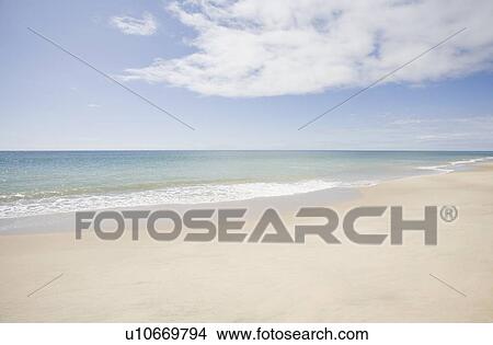 USA, Massachusetts, Empty beach View Large Photo Image Picture - USA, Massachusetts, Empty beach . Fotosearch