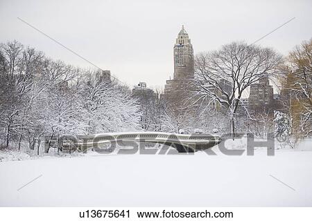 USA, New York City, Central Park in winter View Large Photo Image Stock Image - USA, New York City, Central Park in winter. Fotosearch