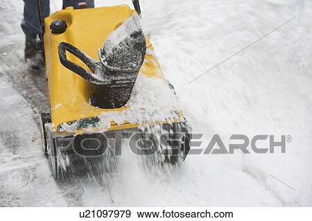 USA, New York City, machine removing snow View Large Photo Image Stock Photo - USA, New York City, machine removing snow. Fotosearch