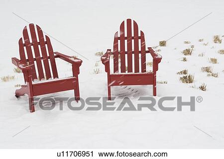 USA, New York City, two adirondack chairs in snow View Large Photo Image Stock Image - USA, New York City, two adirondack chairs in snow. Fotosearch