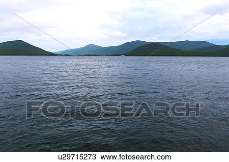 USA, New York, Lake George View Large Photo Image Stock Image - USA, New York, Lake George. Fotosearch