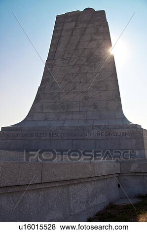 Stock Photo - USA, North Carolina, Outer Banks, Kill Devil Hills, Wright Brothers Memorial. Fotosearch