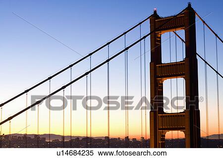 Stock Photography - USA, San Francisco, Golden Gate Bridge. Fotosearch