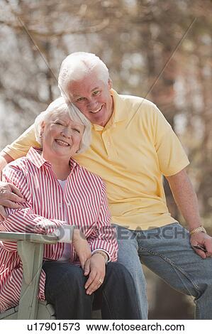 USA, Virginia, Richmond, portrait of senior couple in park View Large Photo Image Stock Image - USA, Virginia, Richmond, portrait of senior couple in park. Fotosearch