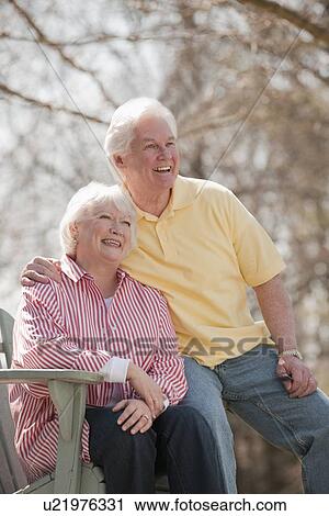 USA, Virginia, Richmond, portrait of senior couple in park View Large Photo Image Stock Image - USA, Virginia, Richmond, portrait of senior couple in park. Fotosearch