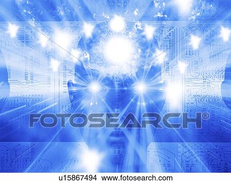 Artificial intelligence, artwork View Large Photo Image Picture - Artificial intelligence, artwork. Fotosearch