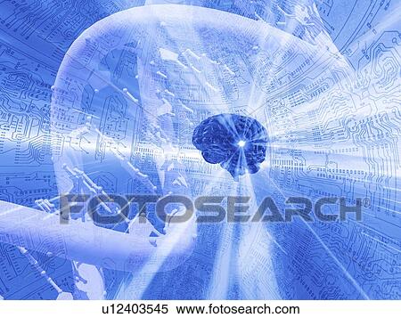 Artificial intelligence, artwork View Large Photo Image Stock Photography - Artificial intelligence, artwork. Fotosearch