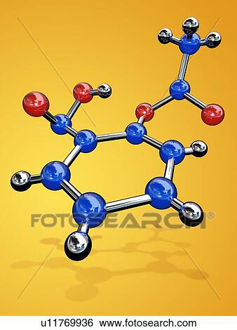 Aspirin drug molecule View Large Photo Image Stock Photograph - Aspirin drug molecule. Fotosearch