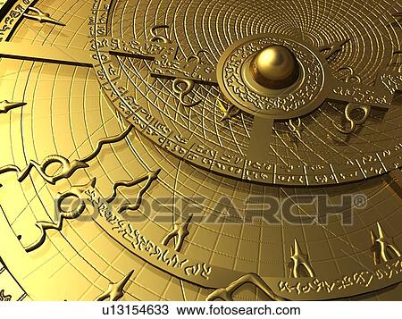 Astrolabe, computer artwork View Large Photo Image Stock Image - Astrolabe, computer artwork. Fotosearch