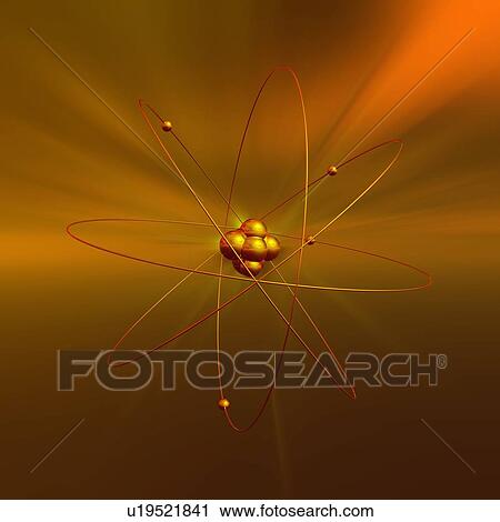 Atomic structure, artwork View Large Photo Image Stock Image - Atomic structure, artwork. Fotosearch