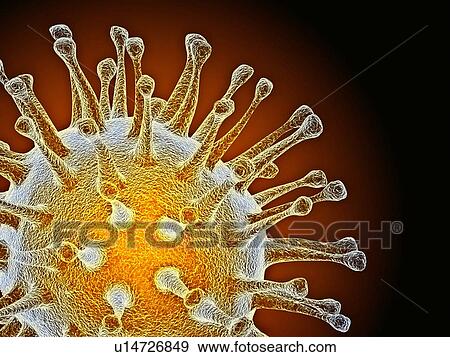 Avian influenza virus, computer artwork View Large Photo Image Stock Photo - Avian influenza virus, computer artwork. Fotosearch