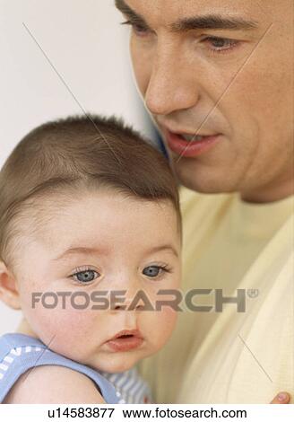 Baby boy and father View Large Photo Image Stock Photo - Baby boy and father. Fotosearch