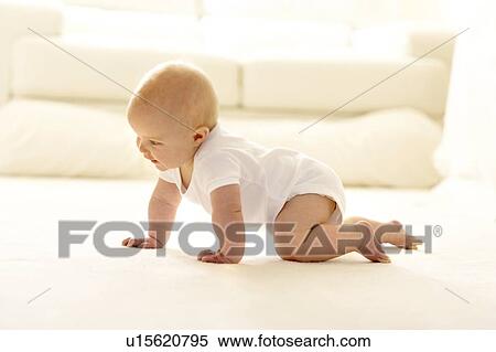 Baby crawling View Large Photo Image Stock Photography - Baby crawling. Fotosearch