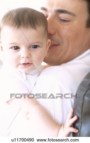 Baby girl and father View Large Photo Image Stock Image - Baby girl and father. Fotosearch
