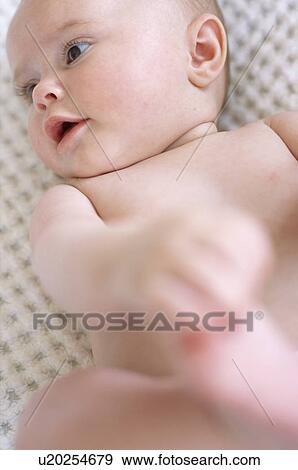 Stock Photo - Baby girl. Fotosearch